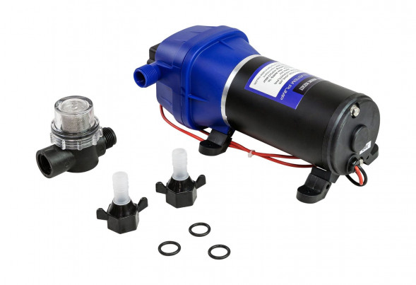 Помпа водоподающая мембранная Marine Rocket, 24 В, 17 л/мин, 2.8 бар, 7А