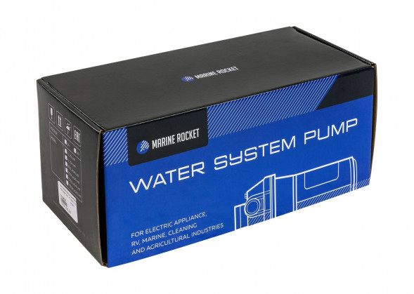Помпа водоподающая мембранная Marine Rocket, 24 В, 17 л/мин, 2.8 бар, 7А