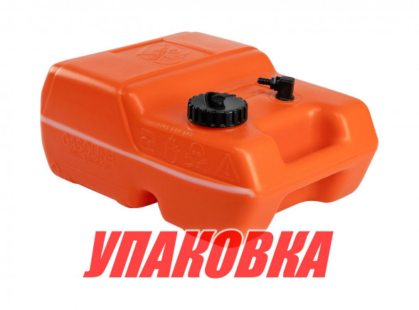 Бак топливный переносной без указателя уровня в комплекте с переходником елочка, 12 л (упаковка из 6 шт.)