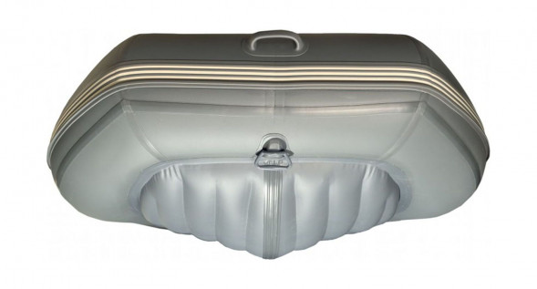 Надувная лодка ПВХ, Адмирал 380 НДНД, серый