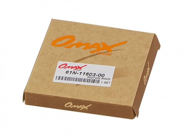 Кольца поршневые Yamaha 25B-30H (STD), Omax (упаковка из 8 шт.)