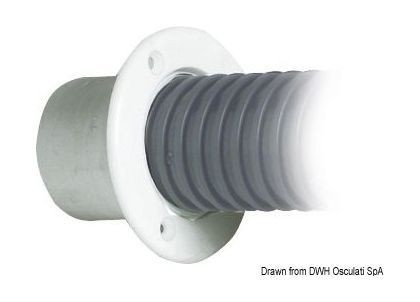 Гофра кабель-трассы d50,8 мм, серая