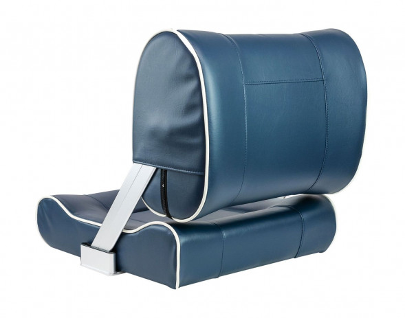 Кресло с перекидной спинкой, обивка винил, цвет синий (упаковка из 2 шт.)