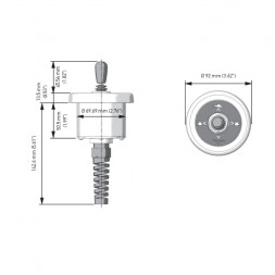 Пульт управления электромеханическими транцевыми плитами UFLEX
