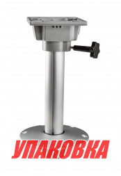 Стойка врезная с основанием под сиденье, высота 381 мм, диаметр 60 мм, диаметр основания 230 мм (упаковка из 10 шт.)