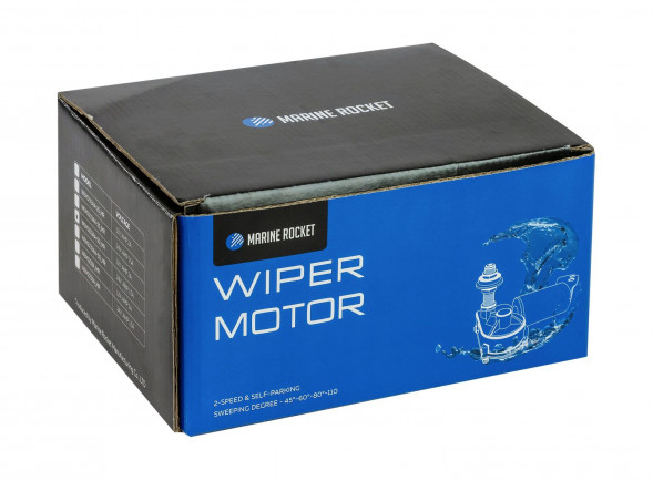 Электропривод стеклоочистителя 12 В (ось 2") Marine Rocket