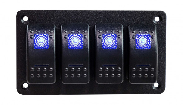 Панель бортового питания 4 переключателя