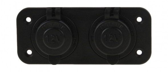 Панель с двумя разъёмами прикуривателя (упаковка из 20 шт.)