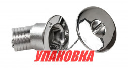 Горловина заливная для воды, угловая, под шланг 38 мм Marine Rocket (упаковка из 10 шт.)