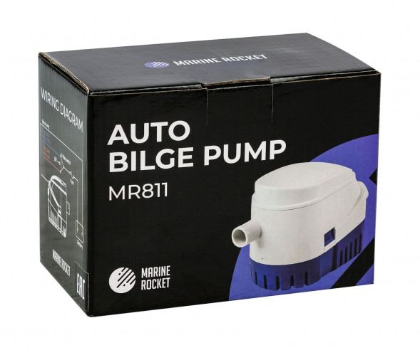 Помпа осушительная Marine Rocket автоматическая,  1100GPH (4163.5 л/ч), 12 В