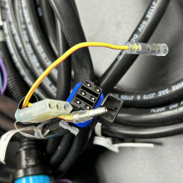 Кабель электр. с замком зажигания, 20 фт (HARNESS/KEY SWTCH 20ft 14 Pin) (Quicksilver)