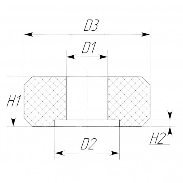 Шайба крепления стекла снегохода 50-00-048