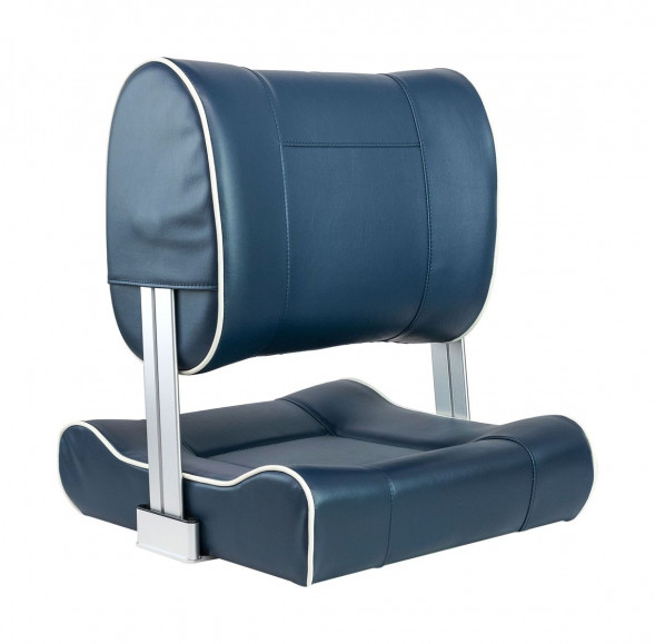 Кресло с перекидной спинкой, обивка винил, цвет синий (упаковка из 4 шт.)