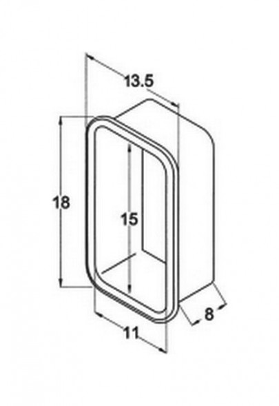 Ящик для хранения мелочей с крышкой, 150х110х80 мм (упаковка из 4 шт.)
