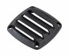 Решетка воздухозаборника 86х86х15 мм, черный (упаковка из 30 шт.)