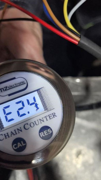 Счетчик цепи для якорных лебедок Italwinch, врезной, уцененный