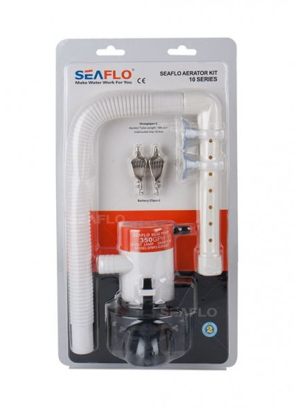 Аэратор с поливом 12 В, 350 GPH (1324,8 л/час), SeaFlo