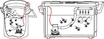 Аэратор с поливом 12 В, 350 GPH (1324,8 л/час), SeaFlo
