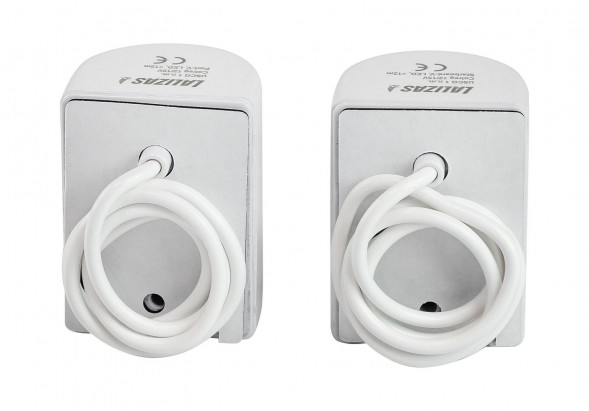 Огни ходовые светодиодные, белый корпус, комплект