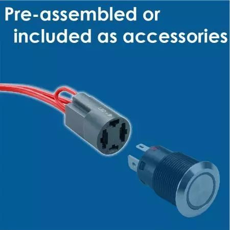 Разъем для подключения кнопок PB4411/PB4511, 12В