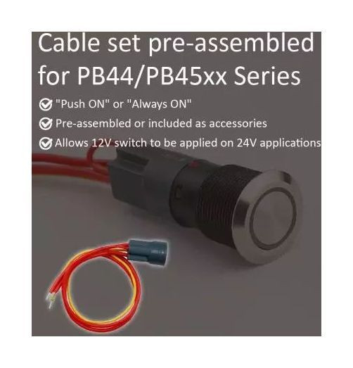 Разъем для подключения кнопок PB4411/PB4511, 12В