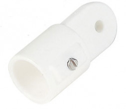 Наконечник стойки внеш. Диам. 22 мм. (пласт, бел)