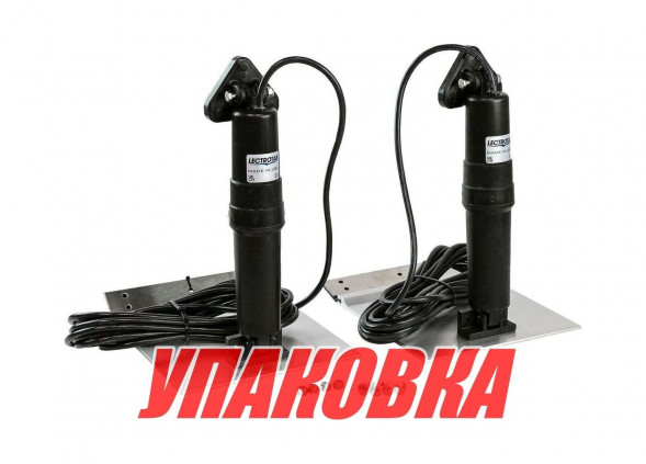 Комплект транцевых плит (алюм.), 9x12 дюймов, без панели управления, Lectrotab (упаковка из 6 шт.)