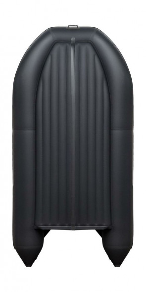 Надувная лодка ПВХ, Ривьера Компакт 3800 НДНД Комби, светло-серый/черный