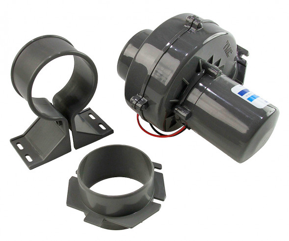 Вентилятор моторного отсека центробежный с кронштейнами.