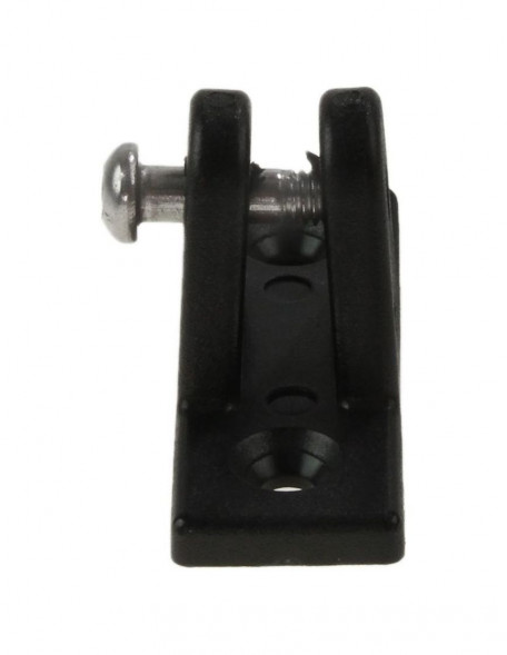 Кронштейн палубный 90 град, с винтовым штифтом, ровное основание, пластиковый черный (упаковка из 1000 шт.)