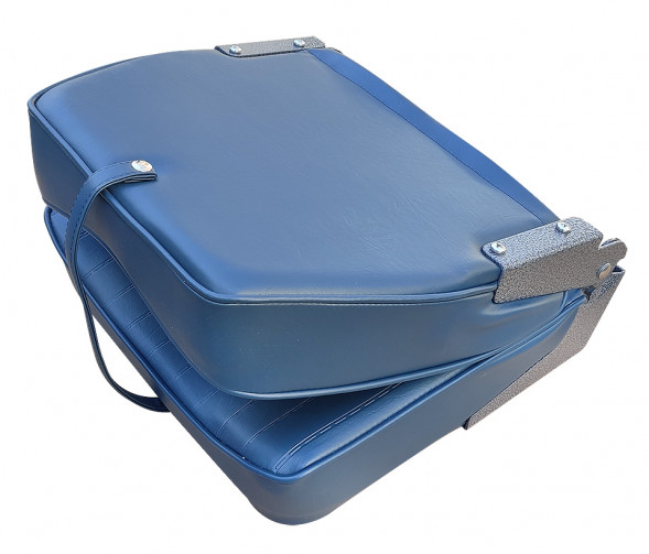 Сиденье виниловое Economy, синее