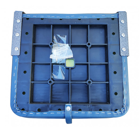 Сиденье виниловое Economy, синее