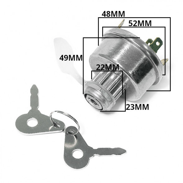 Замок зажигания SUNFINE 6 контактов (универсальный)