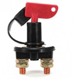 Выключатель массы, имеет пластиковую заглушку