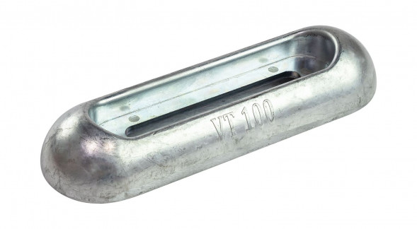 Анод цинковый для корпуса, 200x65x38 мм (упаковка из 10 шт.)