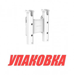 Держатель спиннинга 2 стакана белый, SeaFlo (упаковка из 20 шт.)