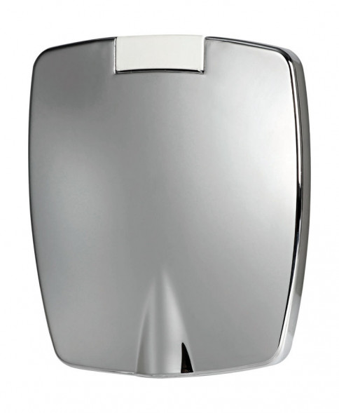 Короб с быстроразъемным штуцером, квадратный, хромированный