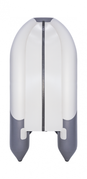 Надувная лодка ПВХ, Ривьера Компакт 3400 СК Комби, светло-серый/графит