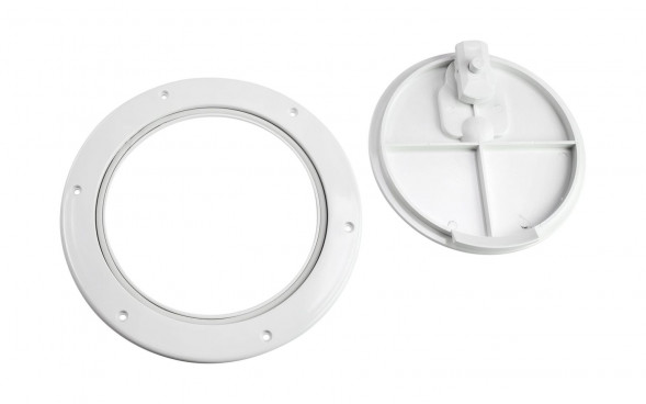 Лючок палубный 190 мм, белый