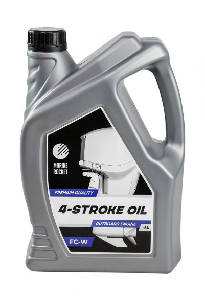 Масло 4-тактное минеральное 10W40 Marine Rocket 4 л