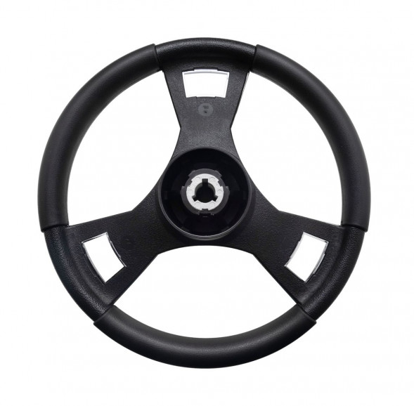 Рулевое колесо GUSSI 013 хром, д.350 мм (упаковка из 12 шт.)