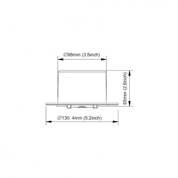 Люк технологический SEAFLO 130 мм, белый