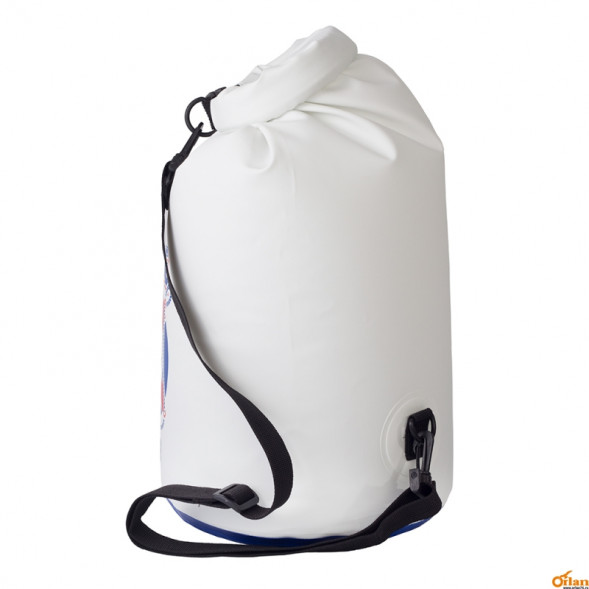 Гермомешок Marine 15л белый/темно-синий