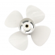 Винт гребной  Skipper для Yamaha 9.9-15HP, диаметр 10&quot; алюминиевый, лопастей - 4, шаг 7&quot;