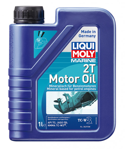 Минеральное моторое масло &quot;Liqui Moly Marine 2T&quot; для 2-х тактных моторов 1 л