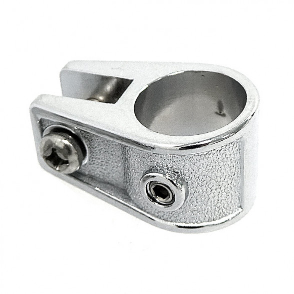 Кронштейн рамы тента 7/8&quot; скользящий, сталь хромированная