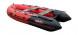 Надувная лодка ПВХ, Хантер 330 Про НДНД, красный/черный