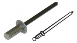 Заклепка вытяжная 1/8х3/8, нерж. сталь.