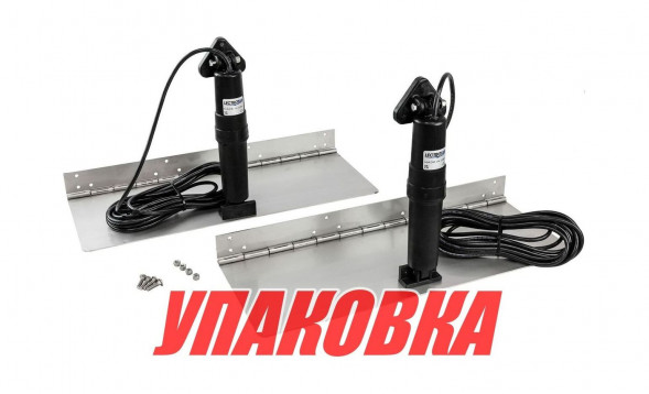 Комплект транцевых плит XKA (нерж.), 9x24 дюймов, без панели управления, Lectrotab (упаковка из 2 шт.)