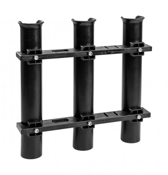 Держатель спиннинга 3 стакана, черный